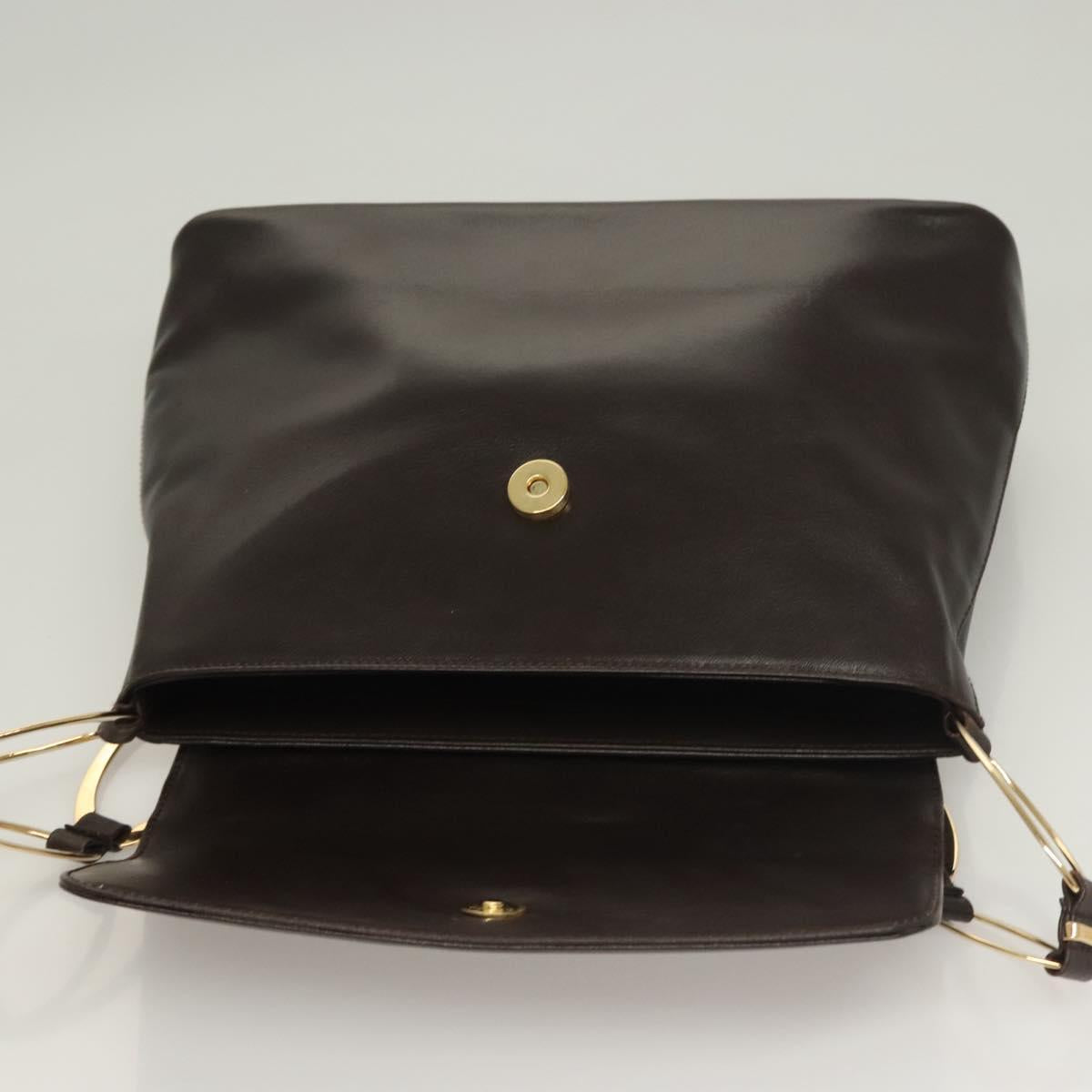 Gucci Brown Leather Shoulder Bag