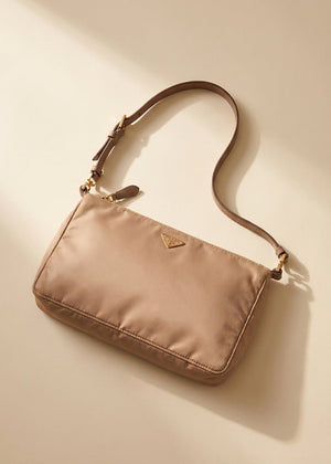 Prada Mauve Satin Pochette