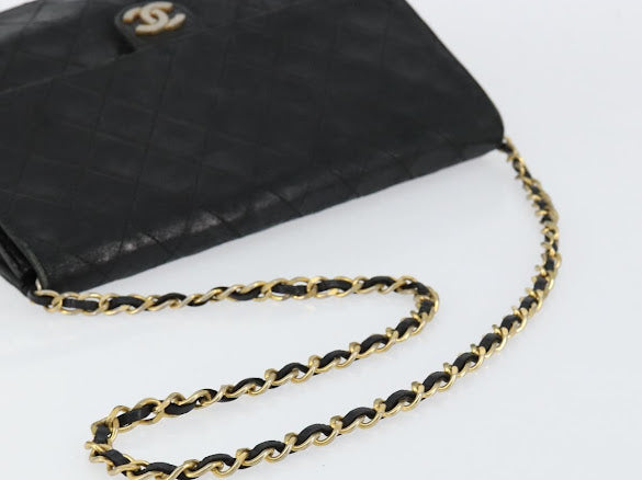 Chanel Black Leather Flap Bag