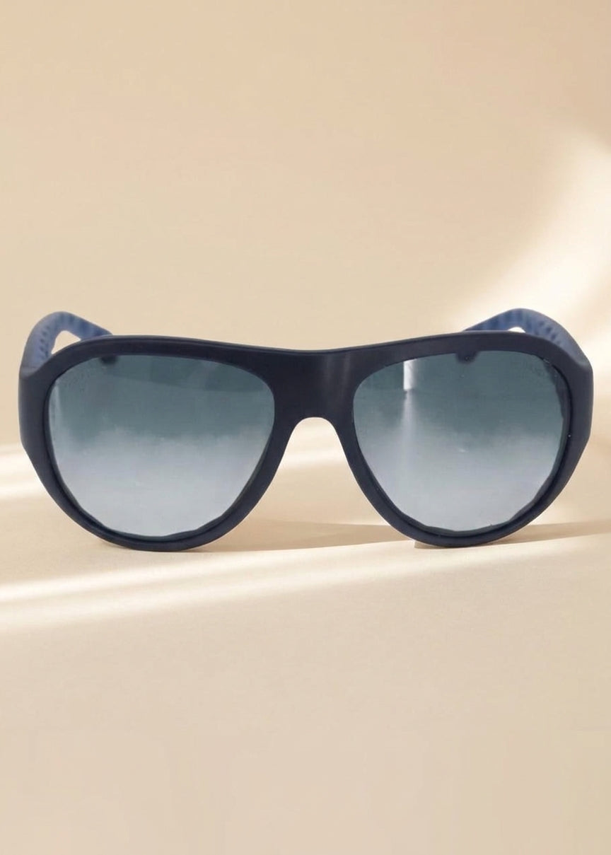 Chanel Black and Blue Quilted Sunglasses cover