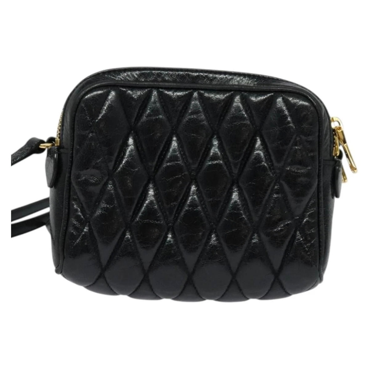 Miu Miu Black Patent Leather Crossbody