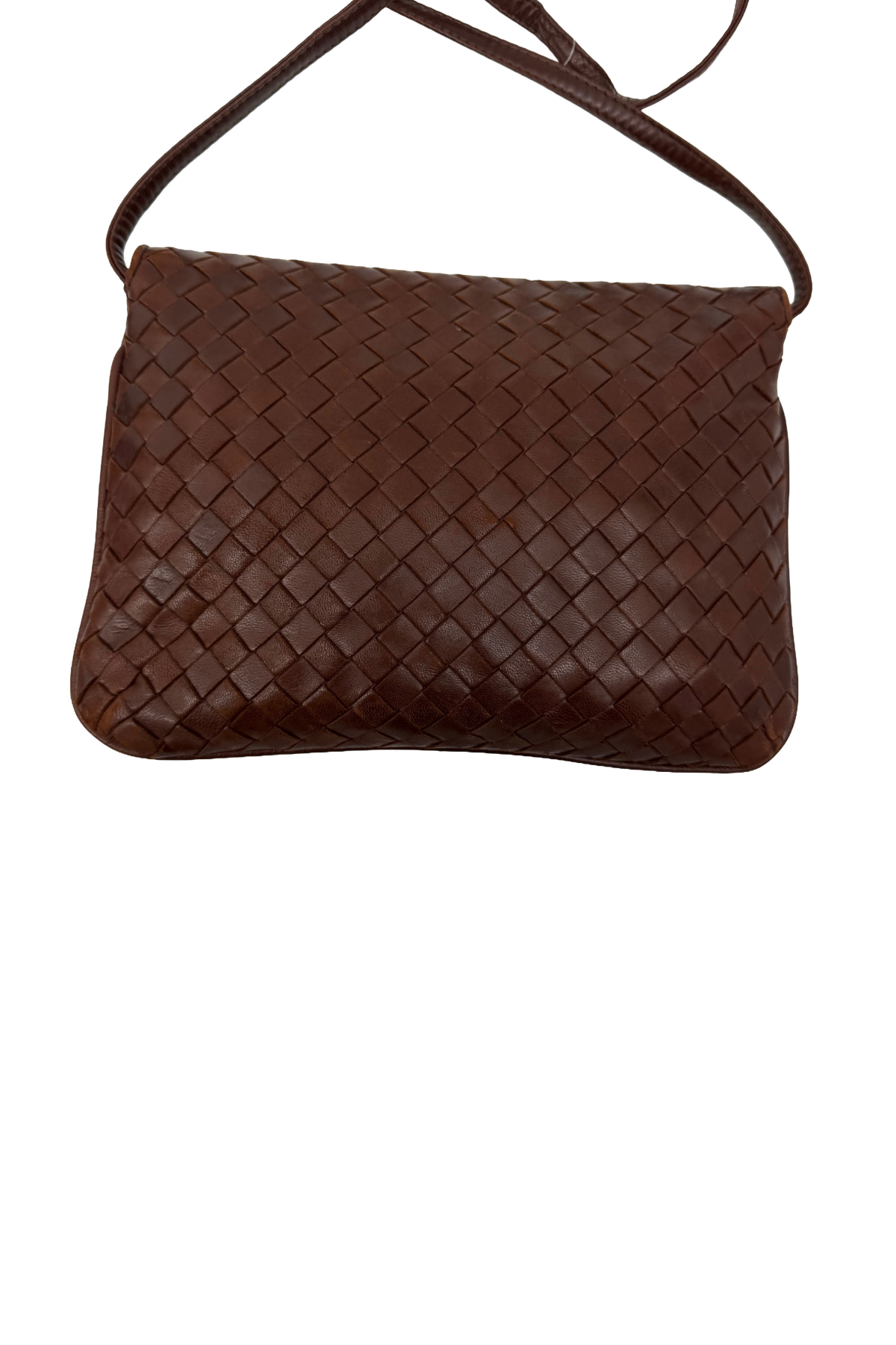 Bottega Veneta Brown Leather Crossbody