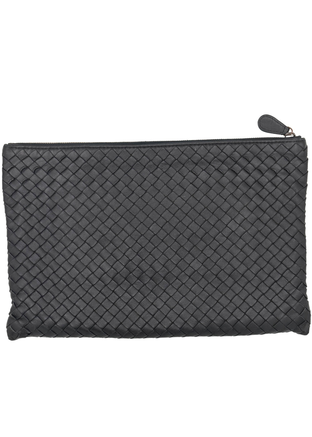 Bottega Veneta Black Quilted Clutch