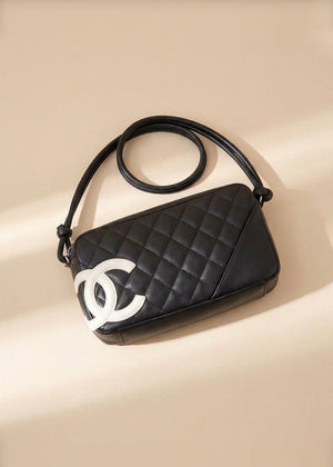 Chanel Black and White Cambon Shoulder Bag