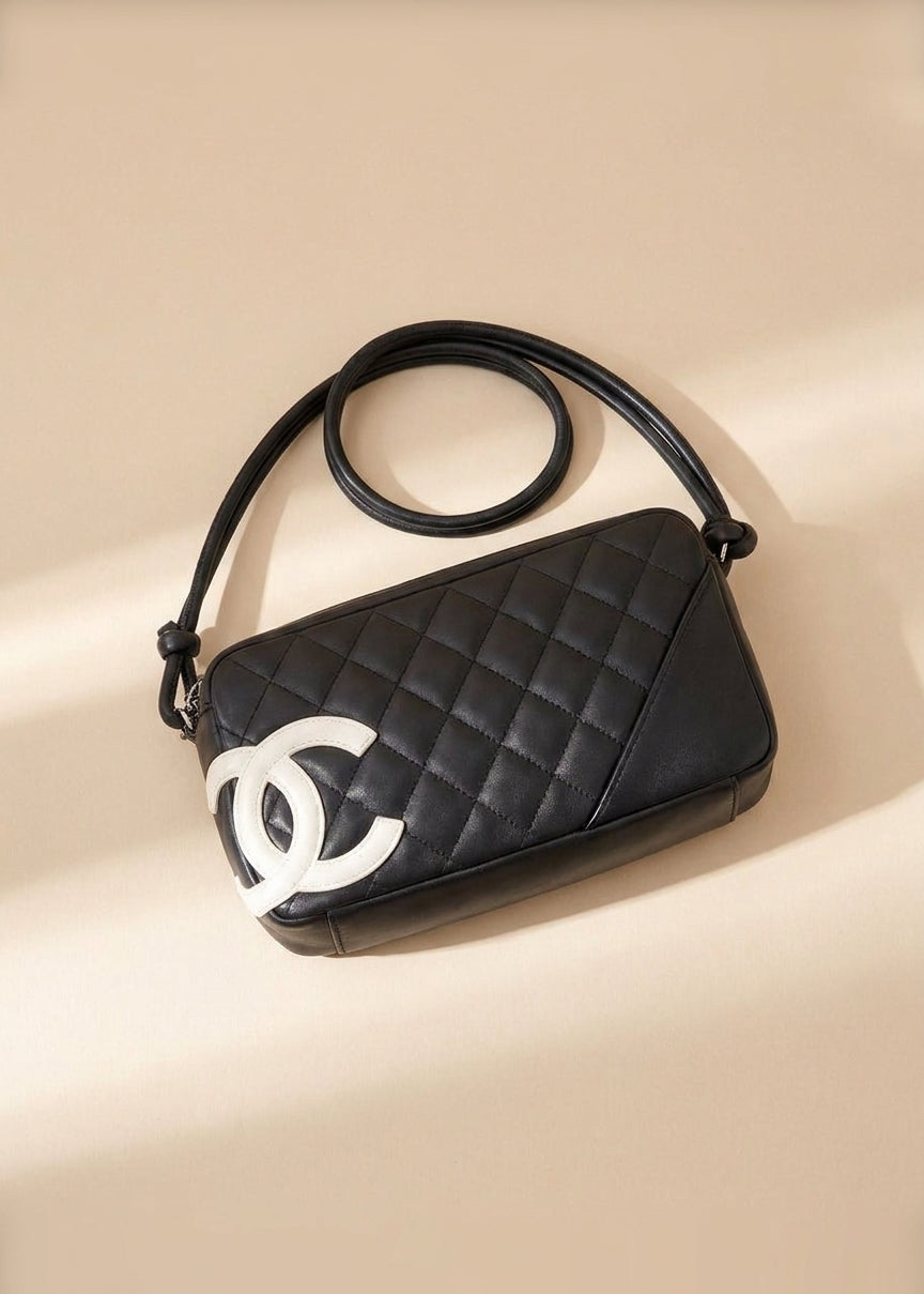 Chanel Black and White Cambon Shoulder Bag cover
