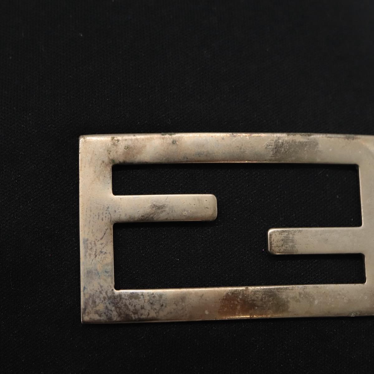 Fendi Black Nylon Baguette Tote