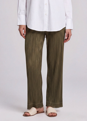 Issey Miyake Green Pants