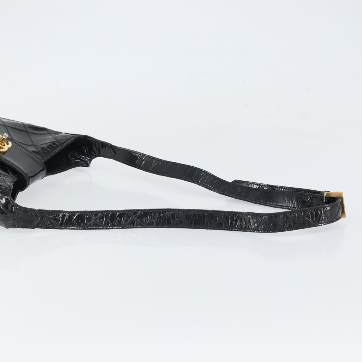 Chanel Black Patent Shoulder Bag