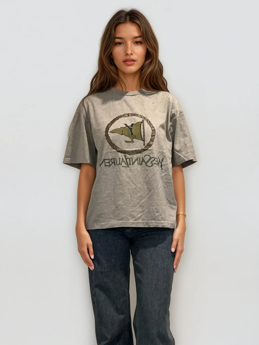 YSL Grey Tee