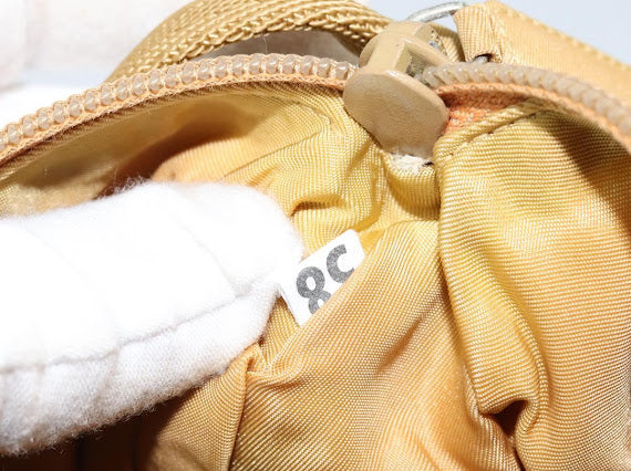 Prada Yellow Nylon Pochette