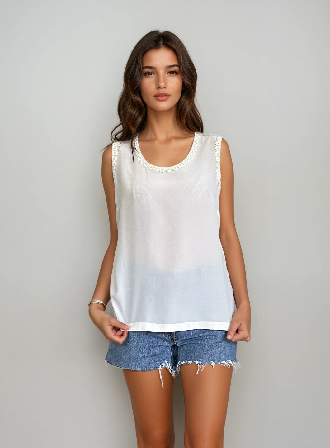 Dolce & Gabbana Floral Tank Top