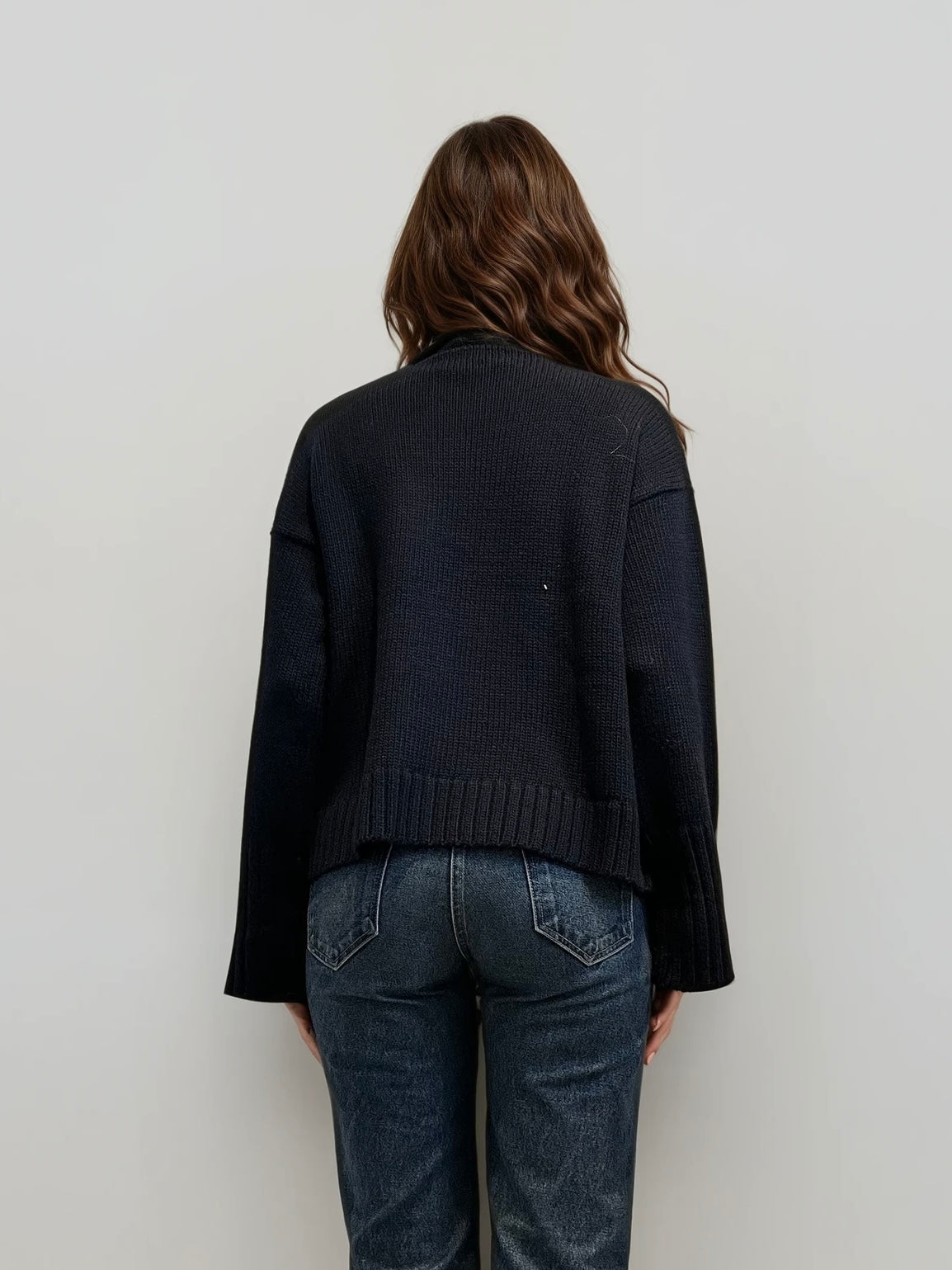 Ralph Lauren Navy Flag Sweater