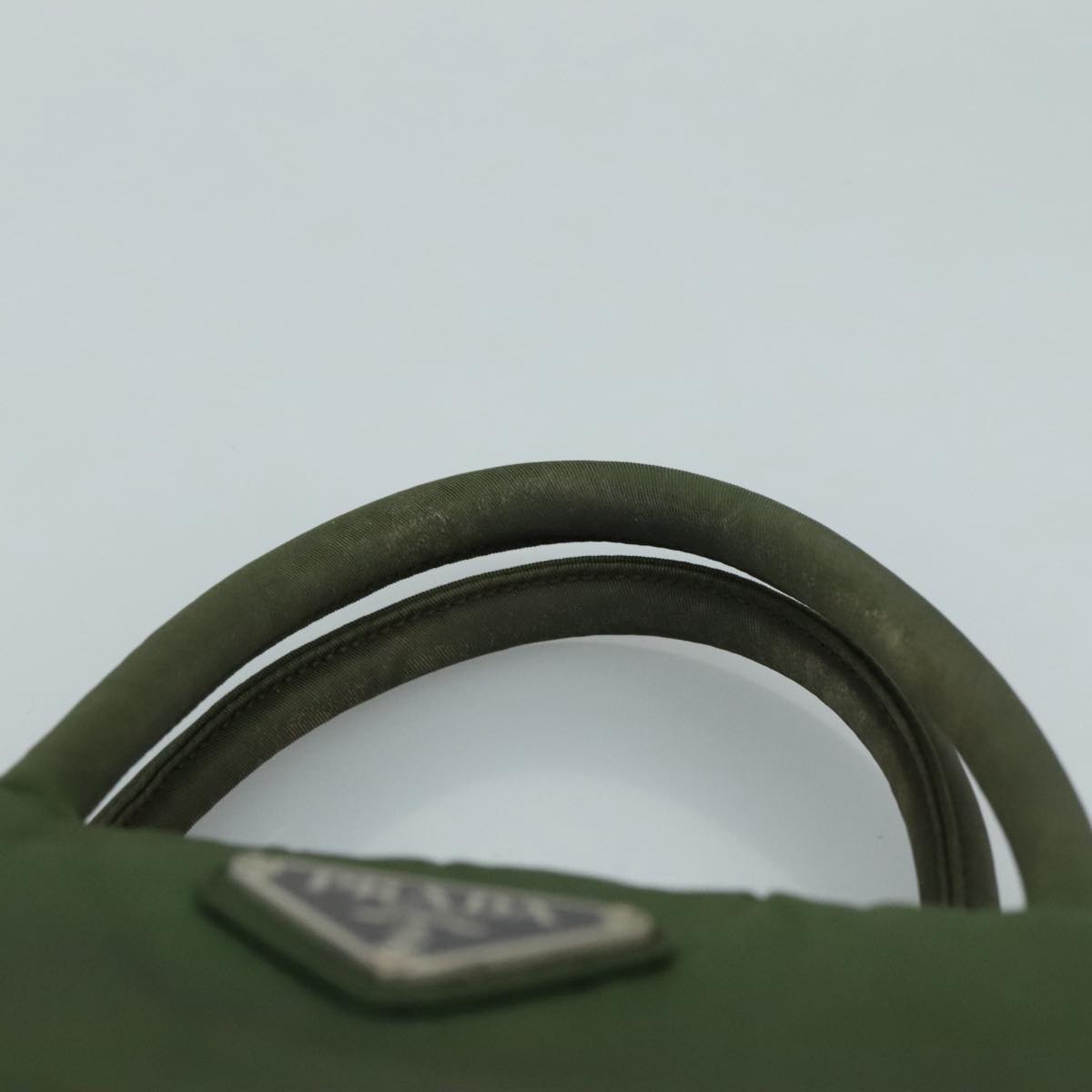Prada Green Nylon Handbag