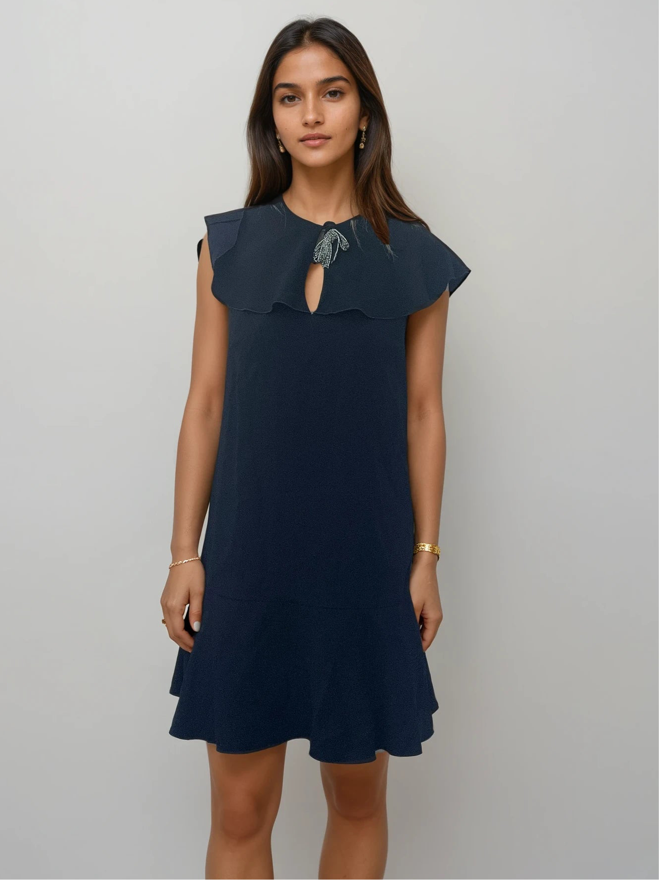 Valentino Bow Black Dress