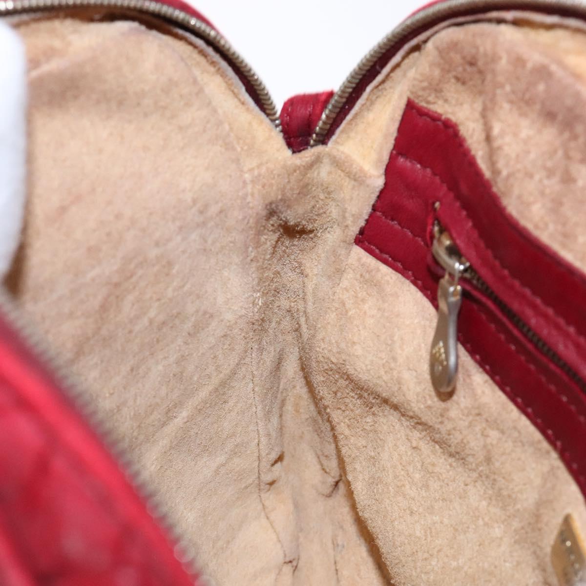Bottega Veneta Red Intrecciato Crossbody