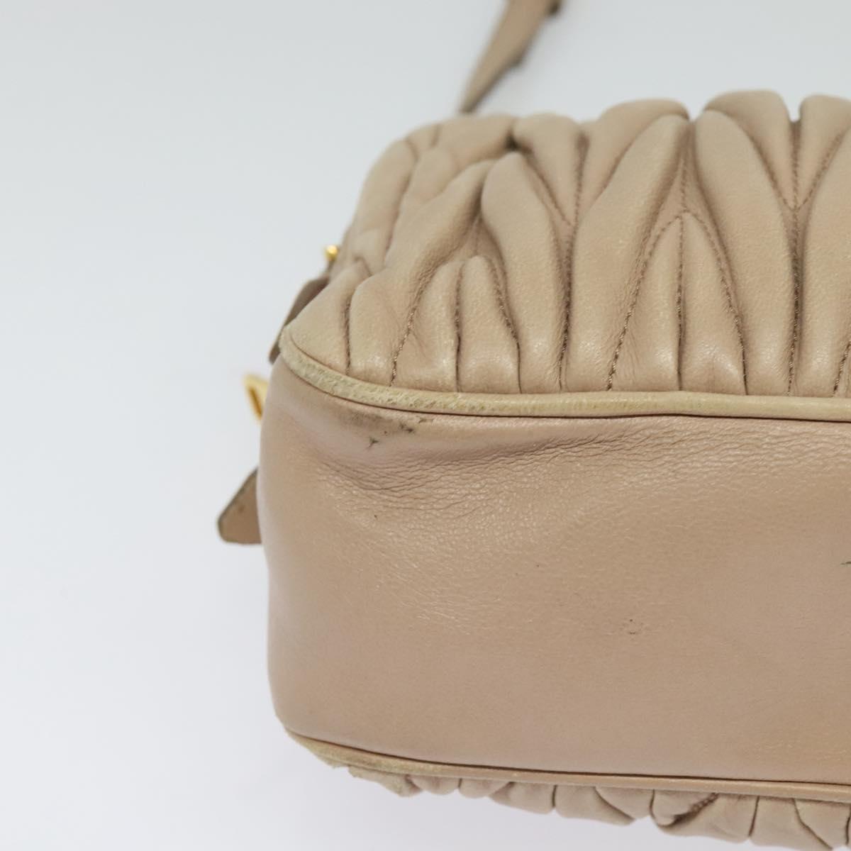 Miu Miu Nude Shoulder Bag