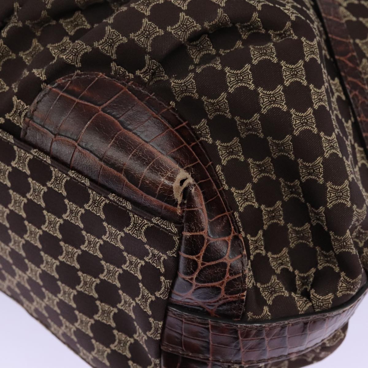 Celine Triumph Brown Tote