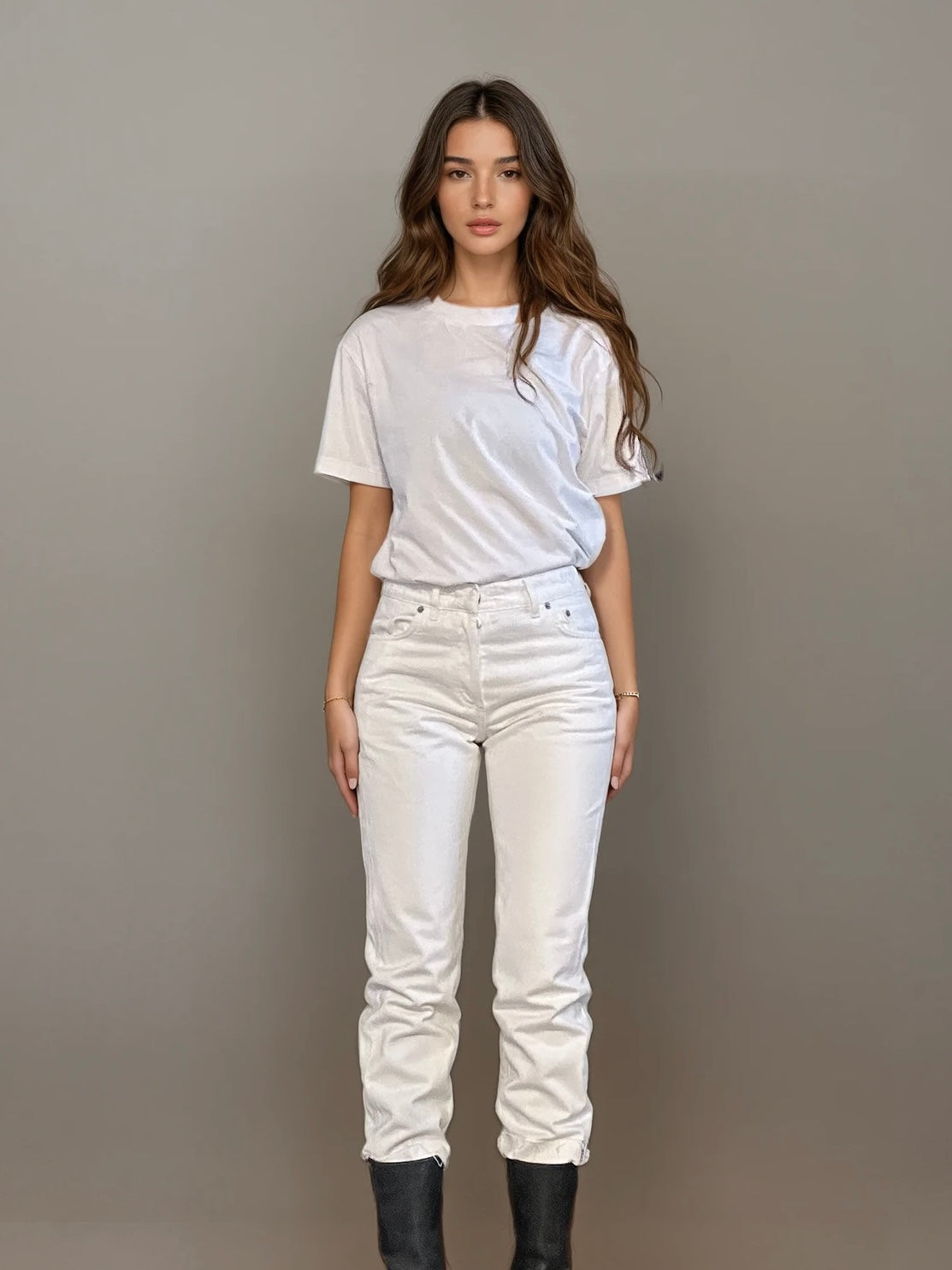 Dior White Jeans