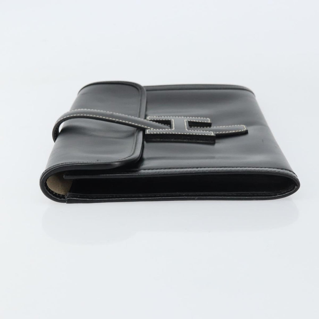 Hermes Black Clutch