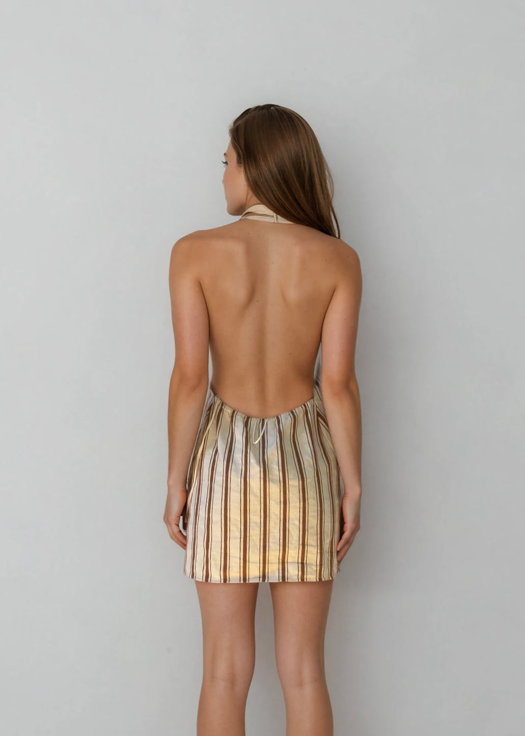 Rosie Assoulin Cream and Brown Top