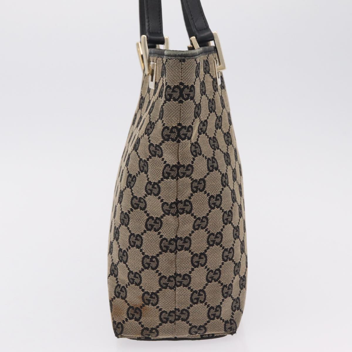Gucci Tan and Black Monogram Mini Tote