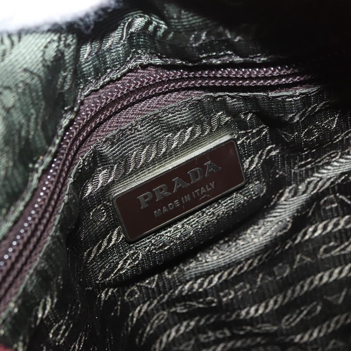 Prada Red Tweed Handbag