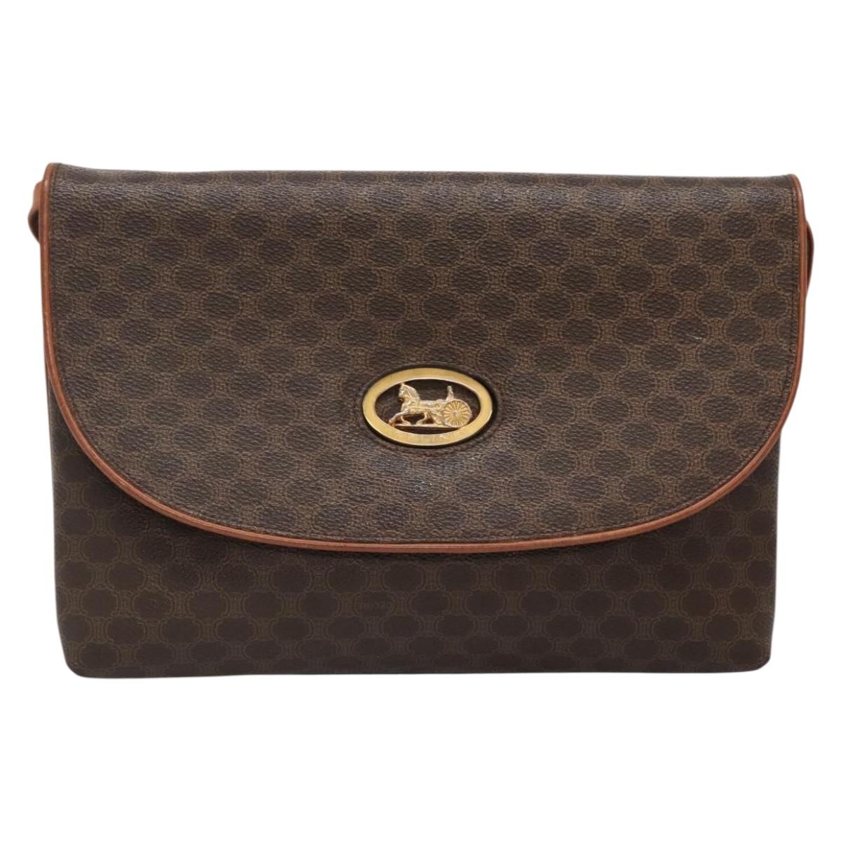 Celine Macadam Logo Shoulder Bag