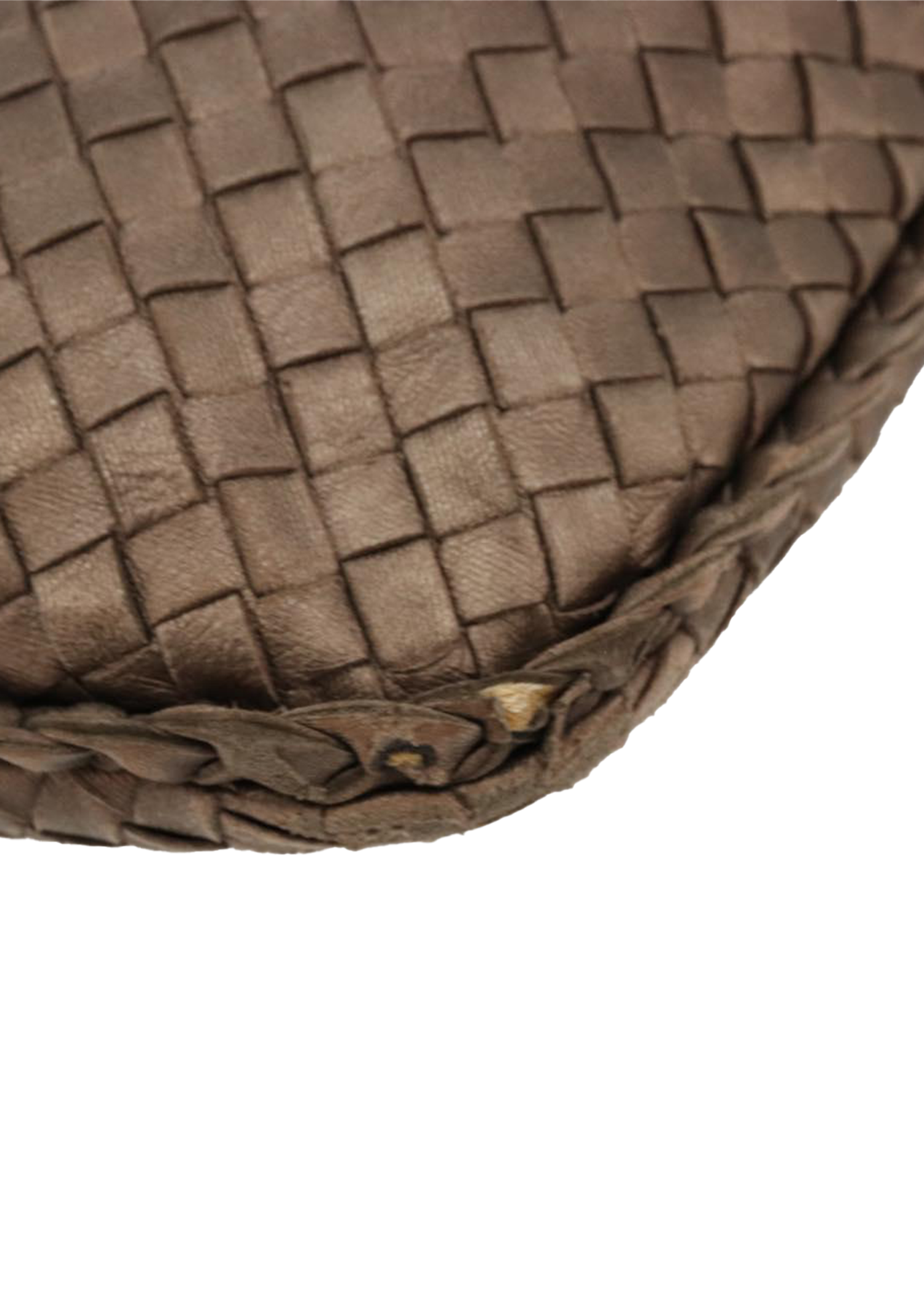 Bottega Veneta Intrecciato Bronze Shoulder Bag