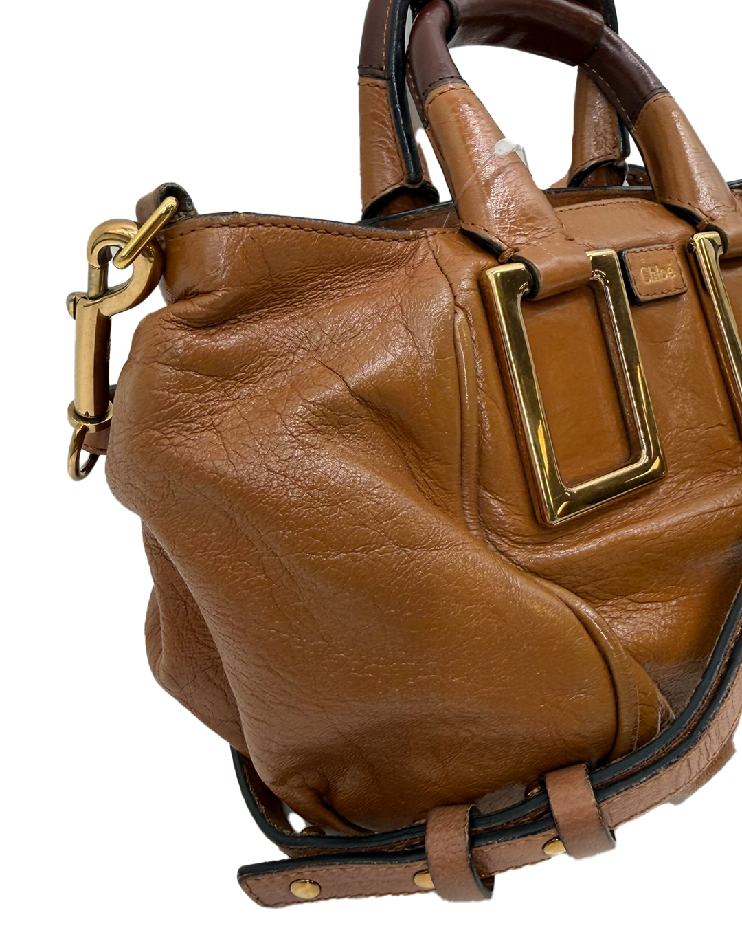 Chloe Tan Leather Handbag