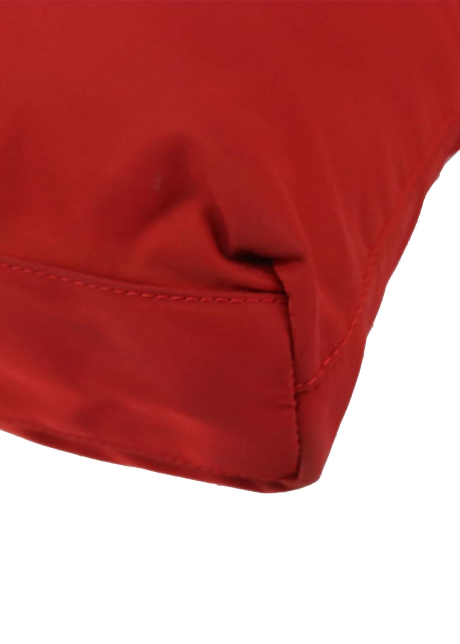 Prada Red Nylon Mini Tote