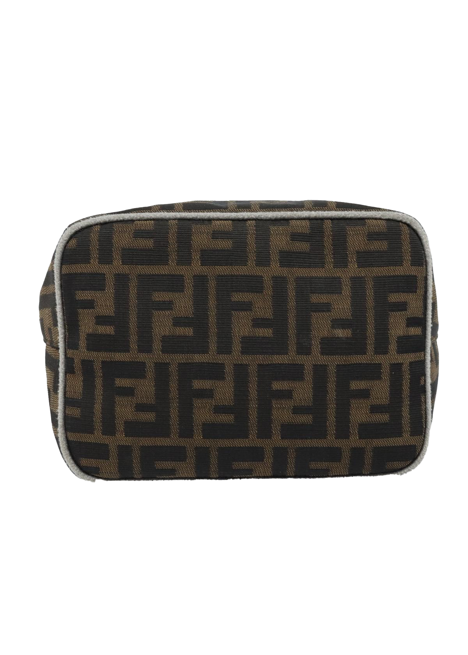 Fendi Zucca Round Shoulder Baguette