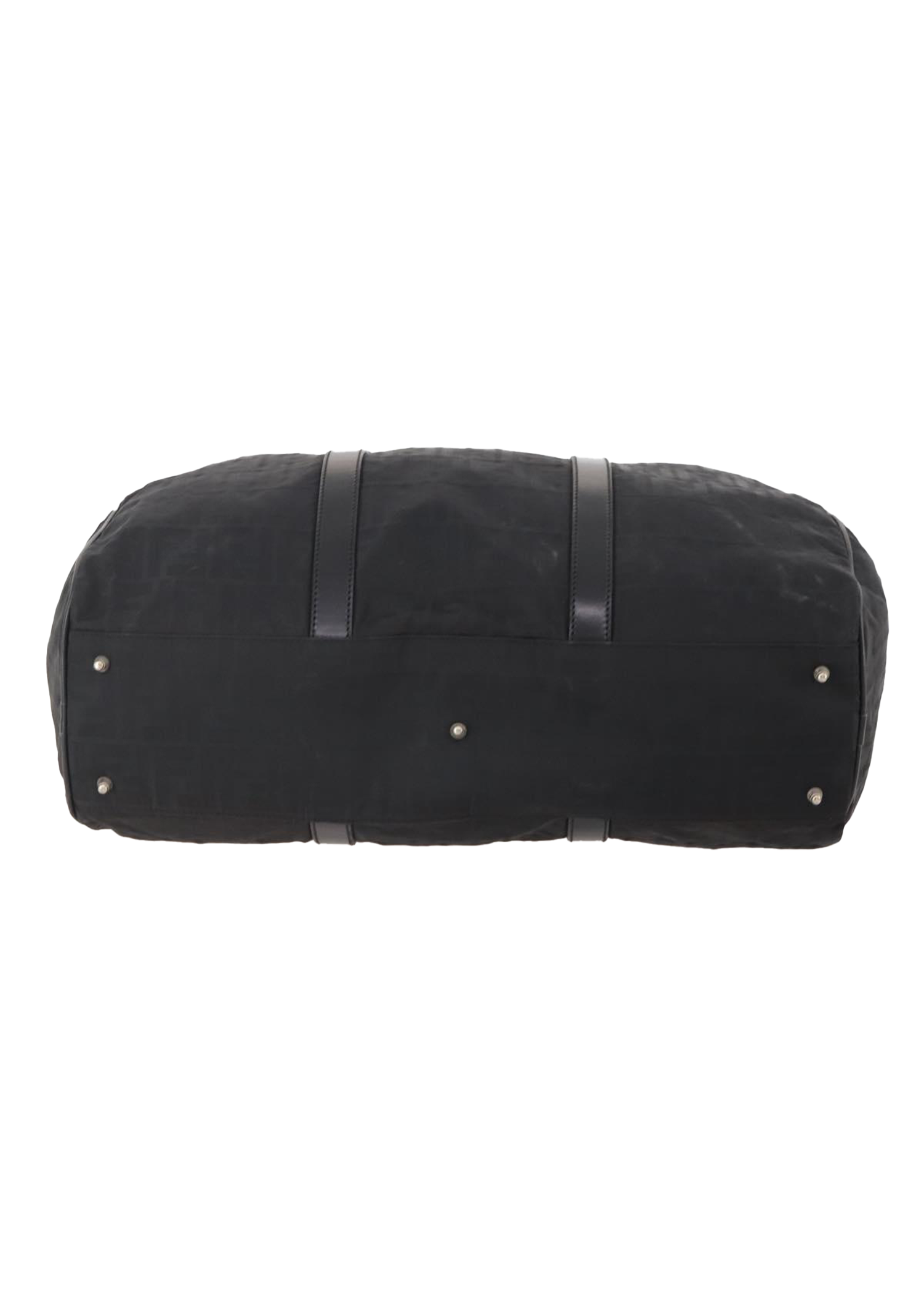 Fendi Black Zucca Travel Duffle