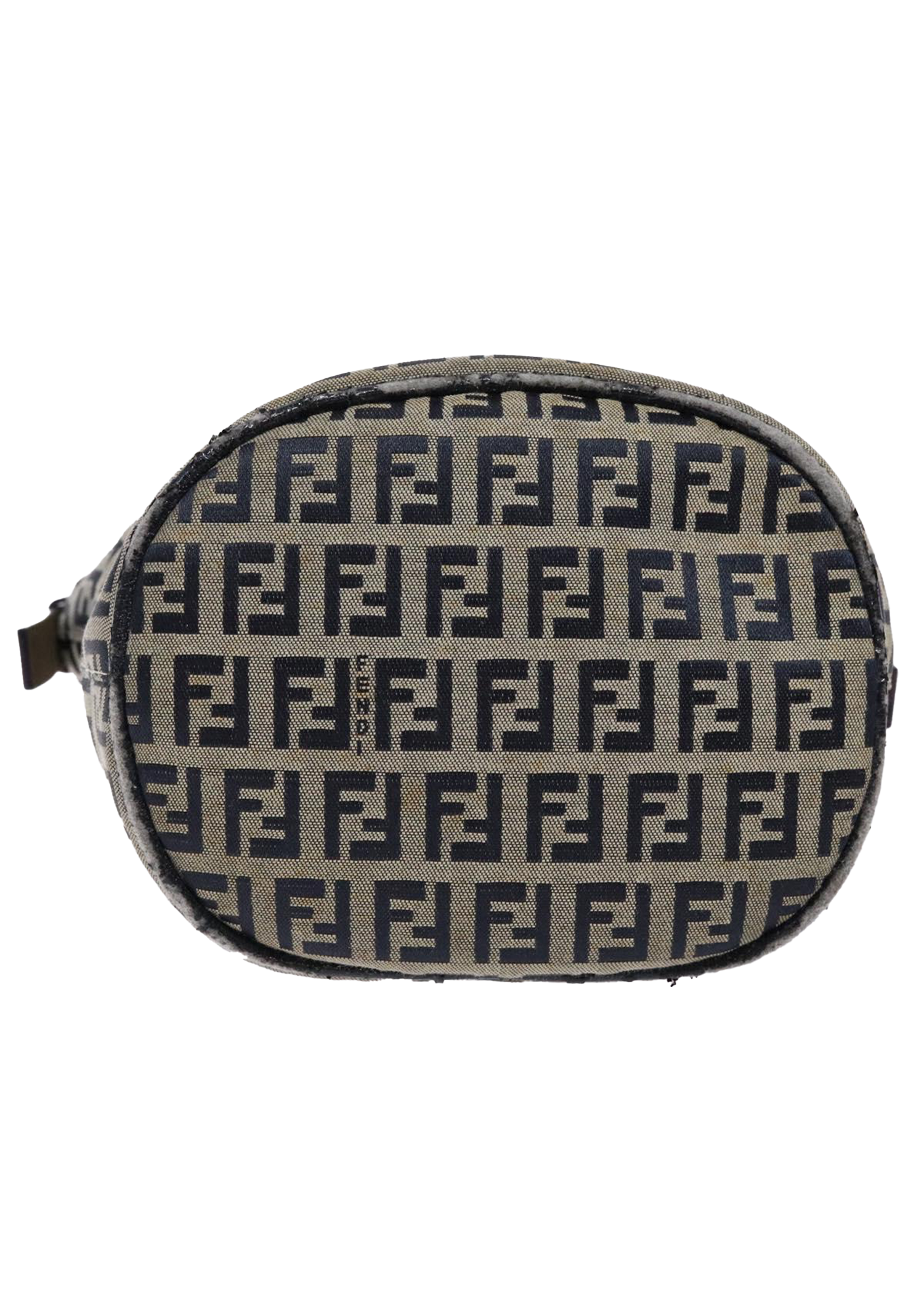 Fendi Navy Zucchino Mini Baguette