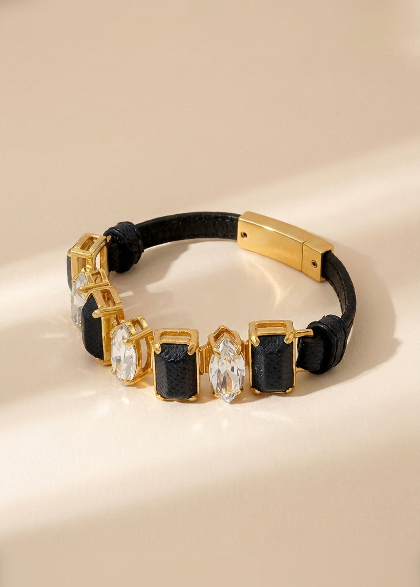 Prada Crystal Navy Bracelet cover