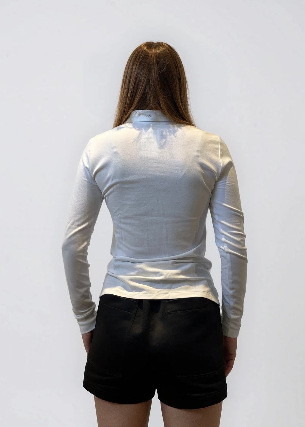 Polo Ralph Lauren White Collared Long Sleeve