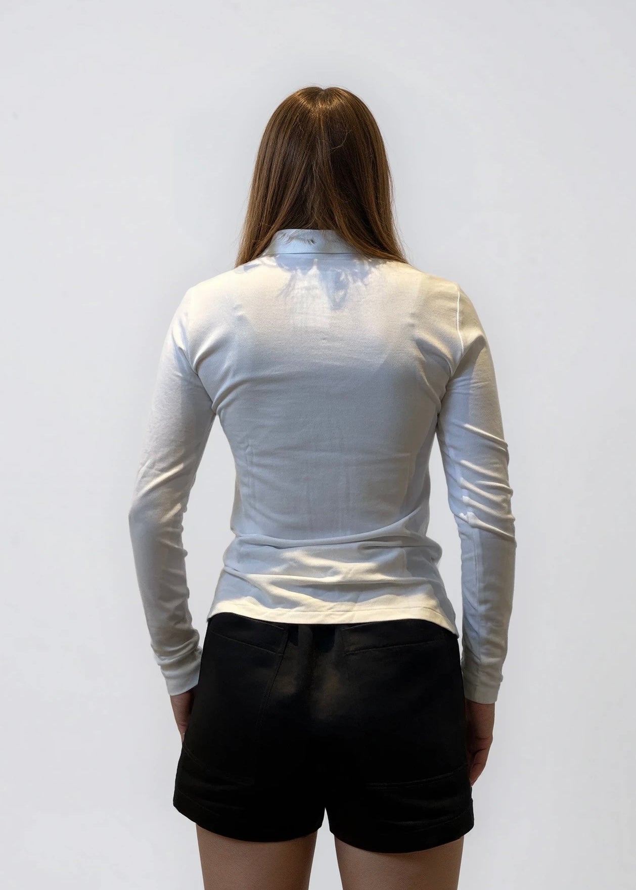 Polo Ralph Lauren White Collared Long Sleeve