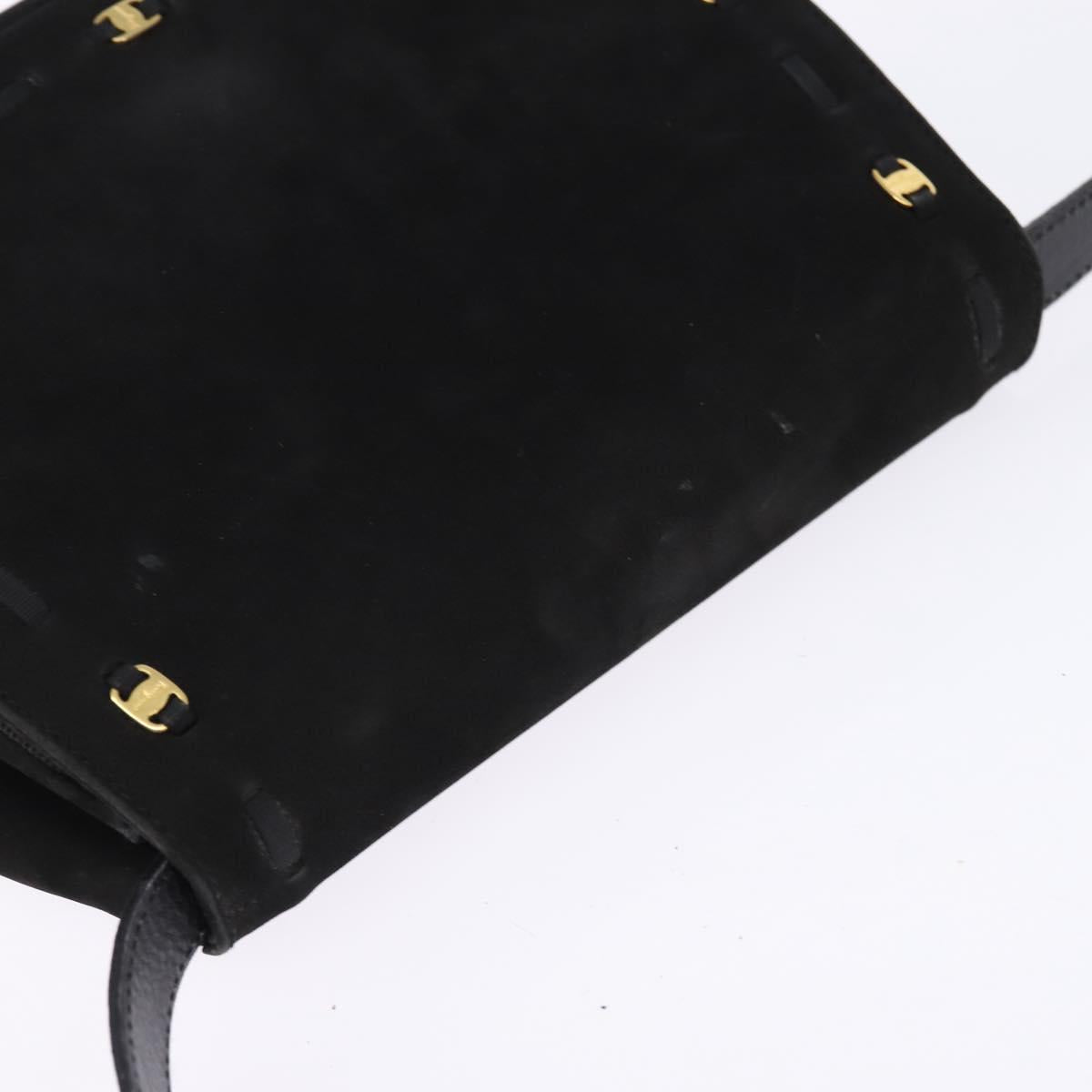 Ferragamo Suede Shoulder Bag