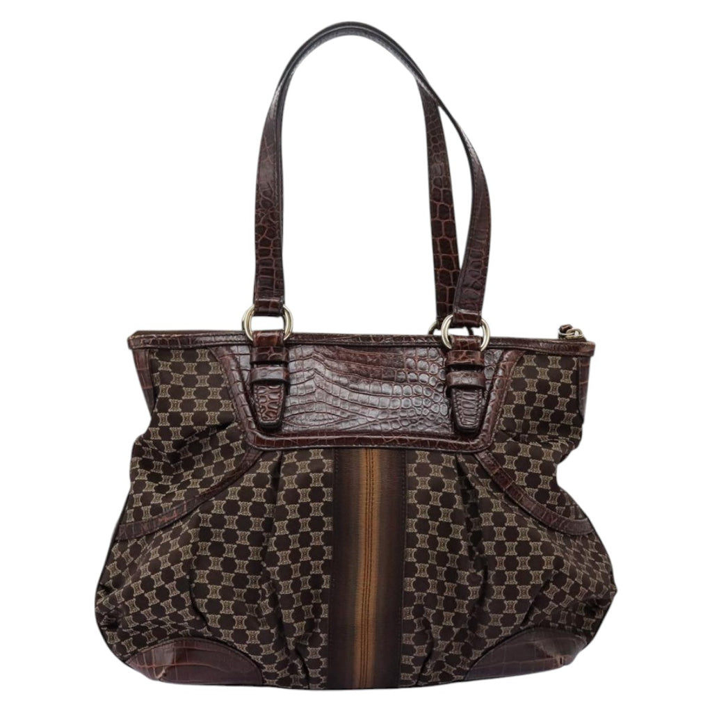 Celine Triumph Brown Tote