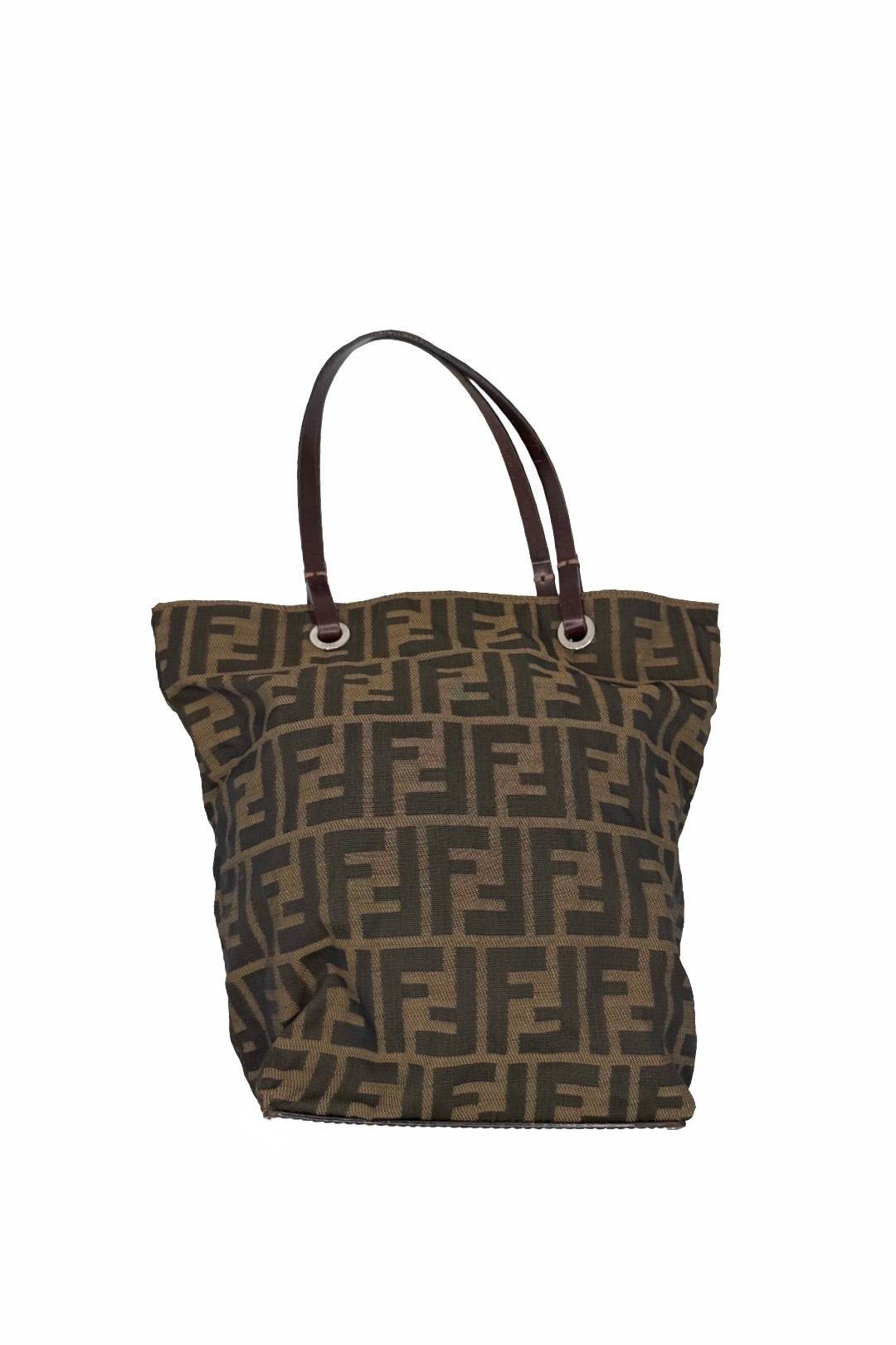 Fendi Brown Zucca Mini Tote