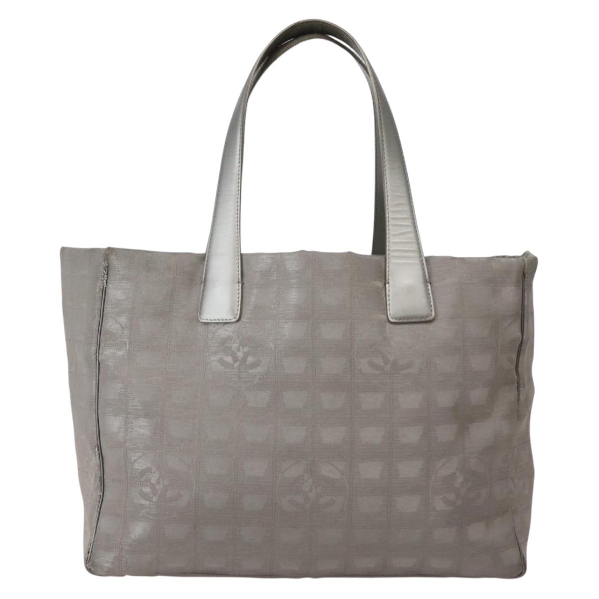 Chanel Grey Travel Tote