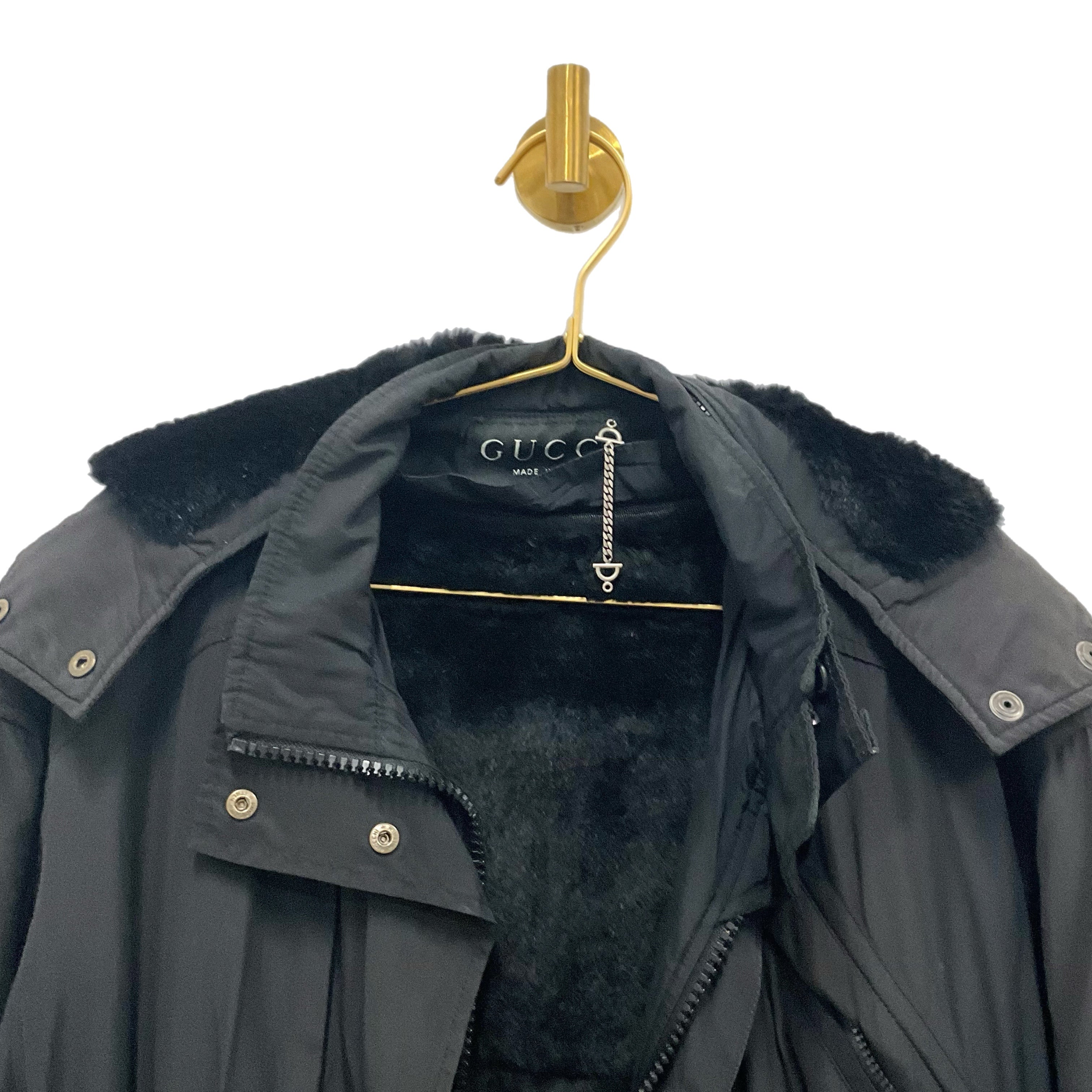 Gucci Black Fur Jacket