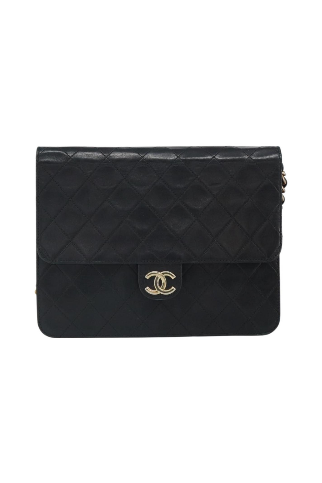 Chanel Black Quilted Leather Flap Bag