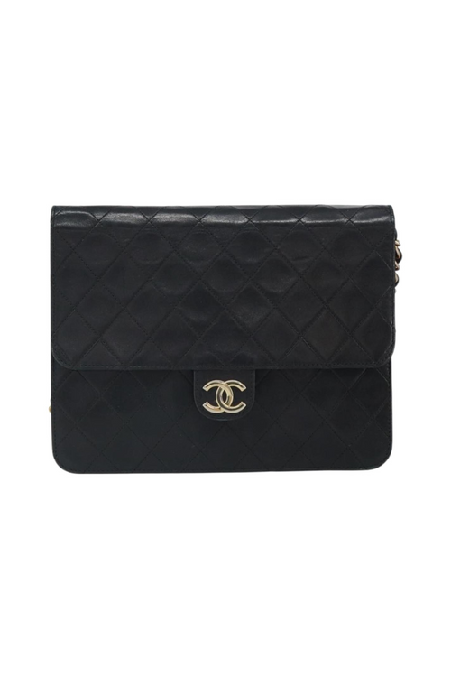Chanel Black Quilted Leather Flap Bag