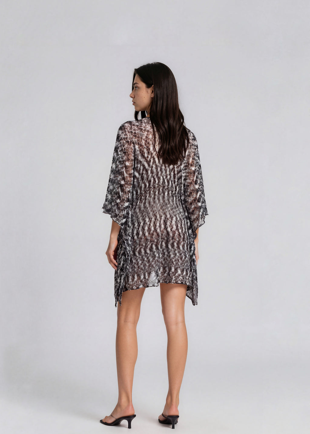 Missoni Black and White Tie Mini Dress