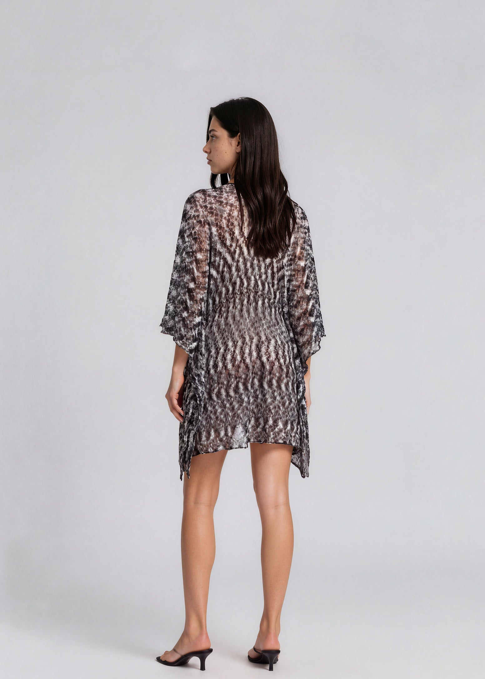 Missoni Black and White Tie Mini Dress
