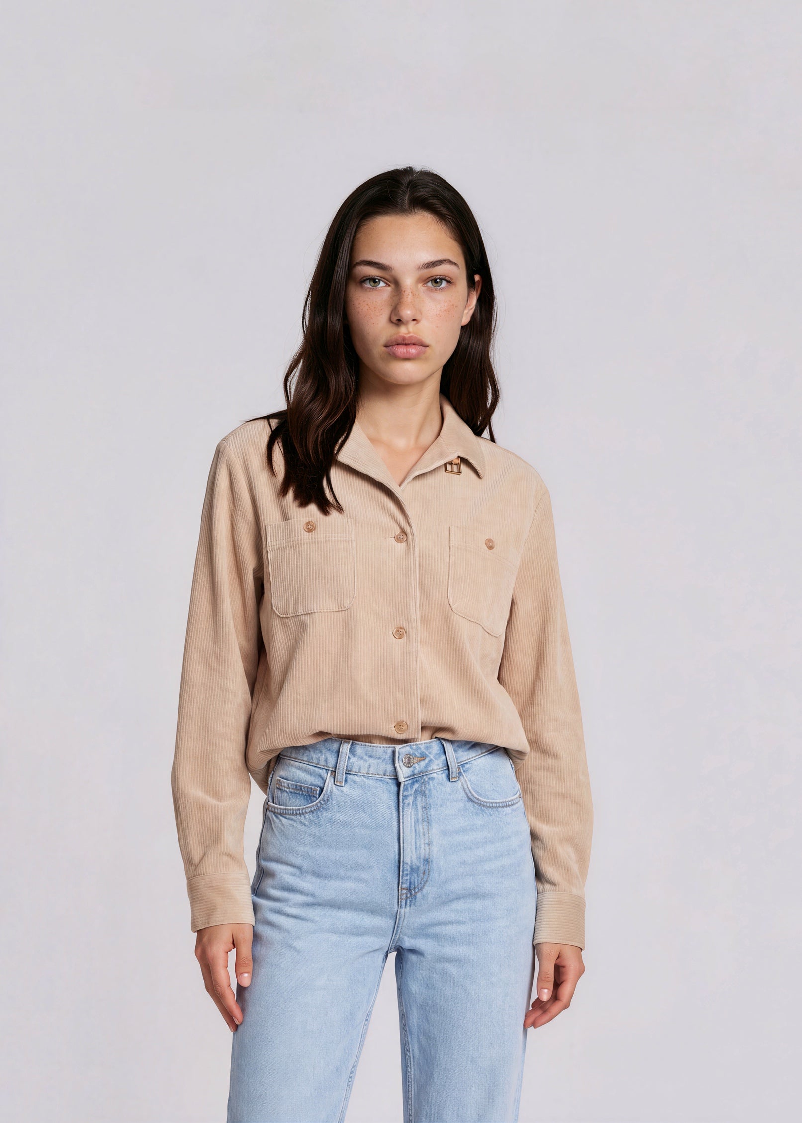 Escada Tan Collared Jacket