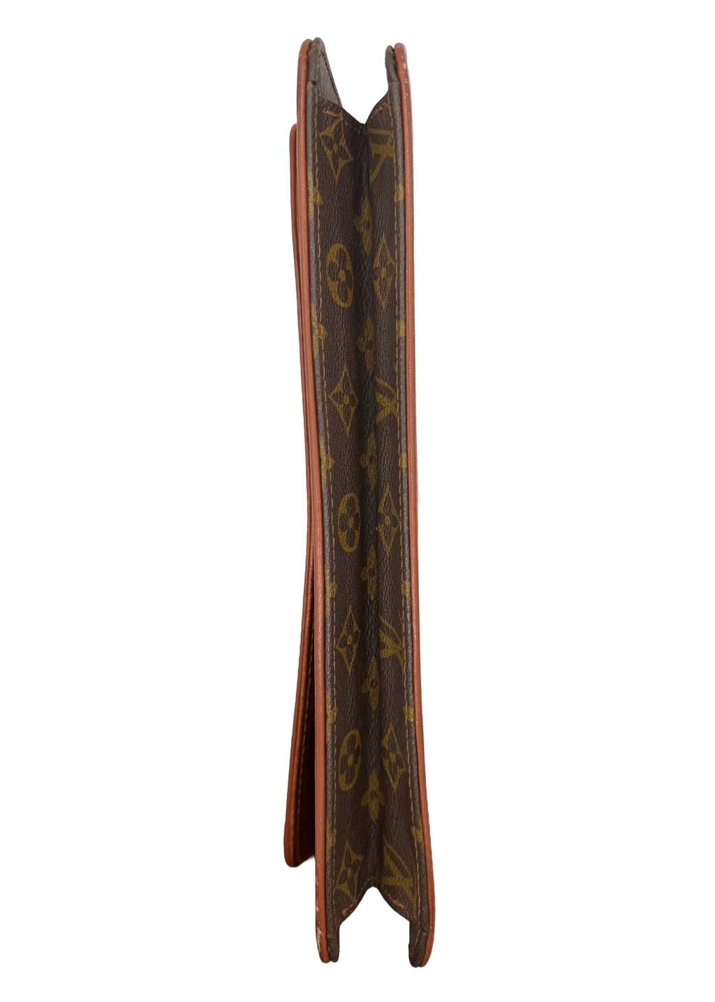 Louis Vuitton Monogram and Brown Clutch