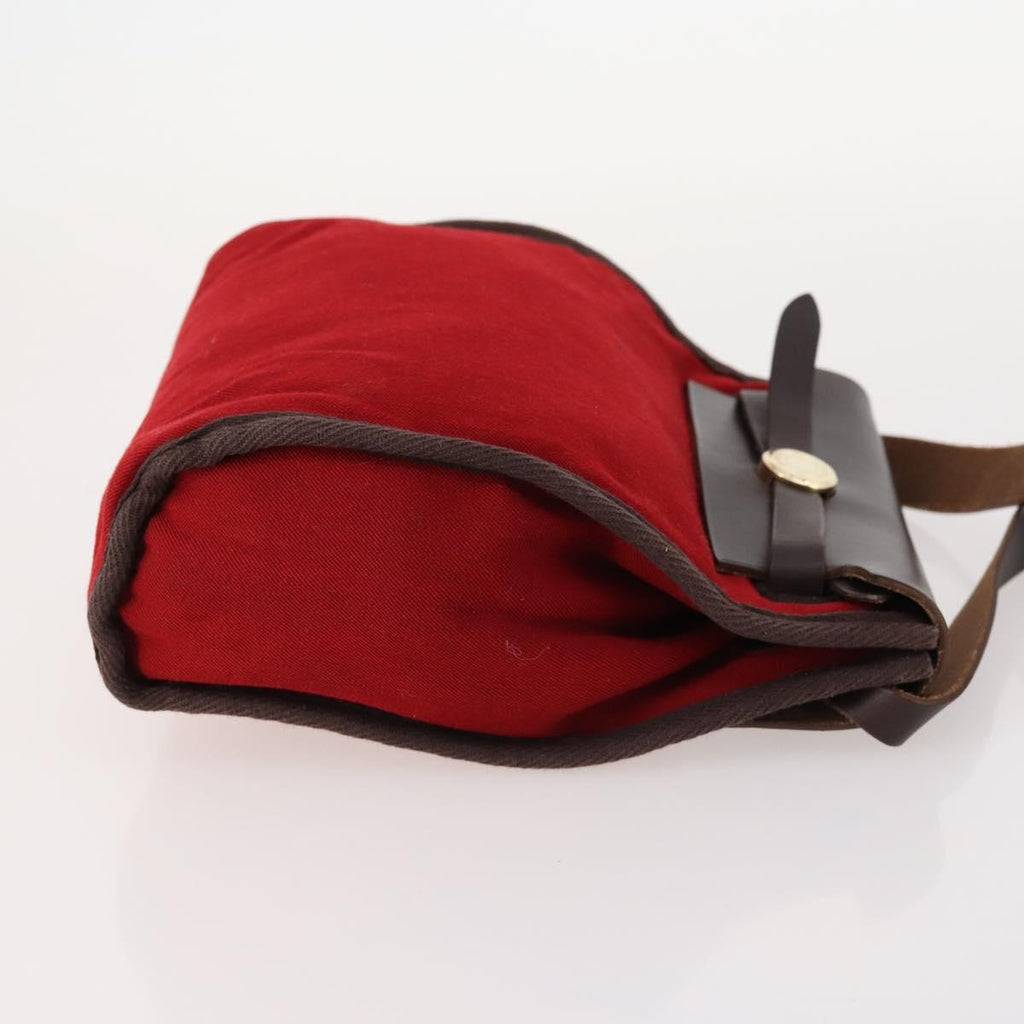 Hermes Red Or Orange Herbag Crossbody