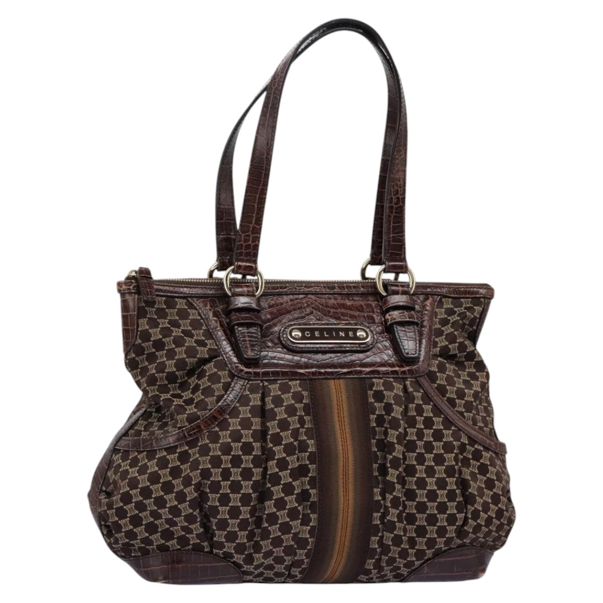 Celine Triumph Brown Tote
