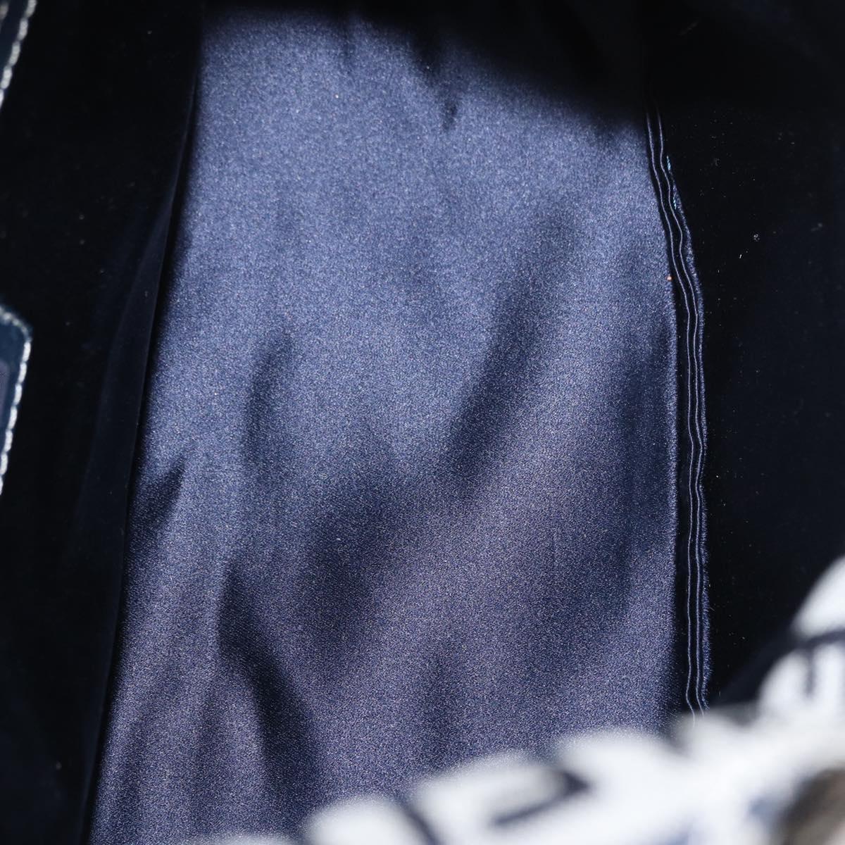 Fendi Navy Zucchino Baguette